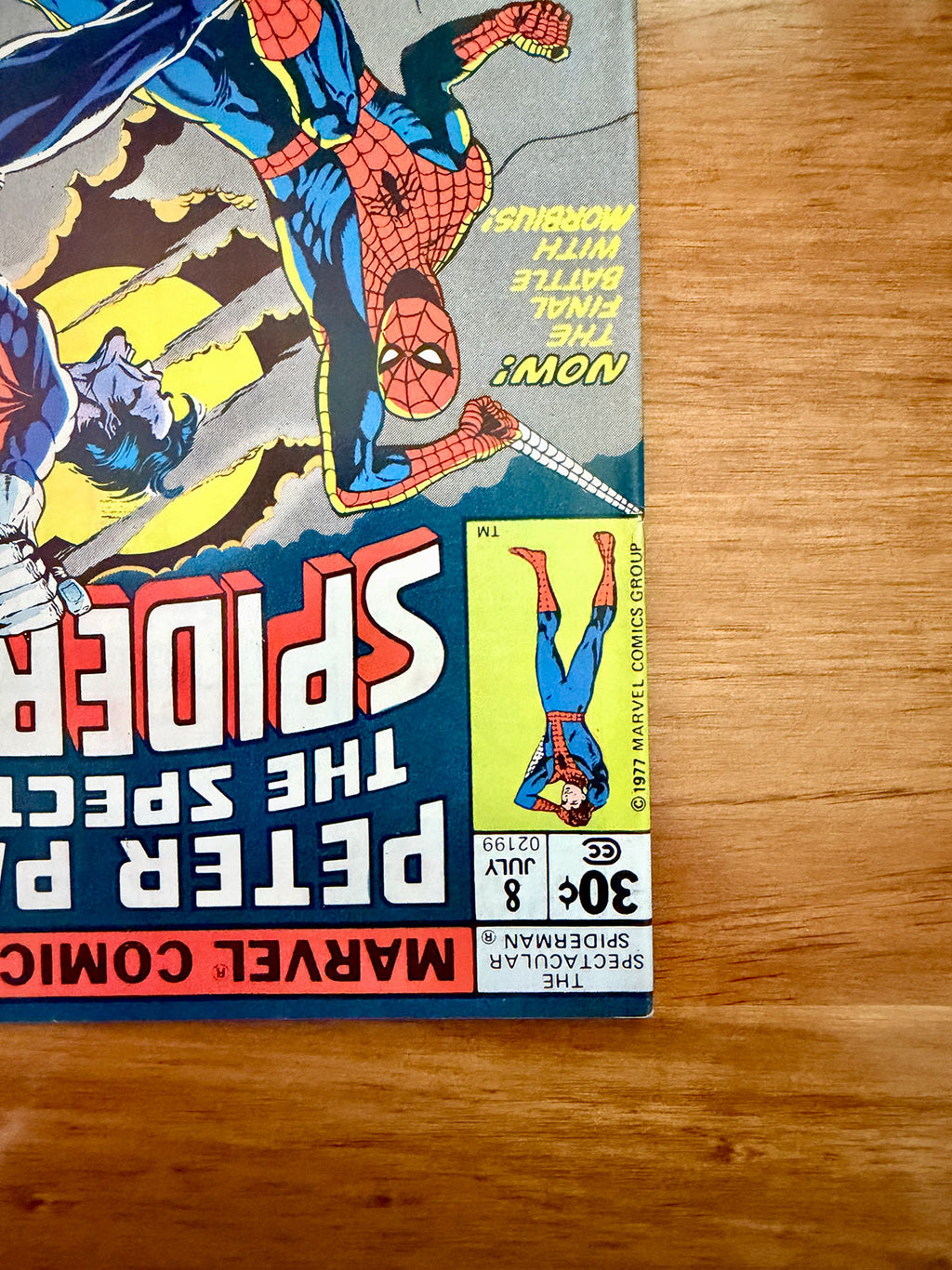 Spectacular Spider-Man #8 - 1977 Morbius Conclusion - NM