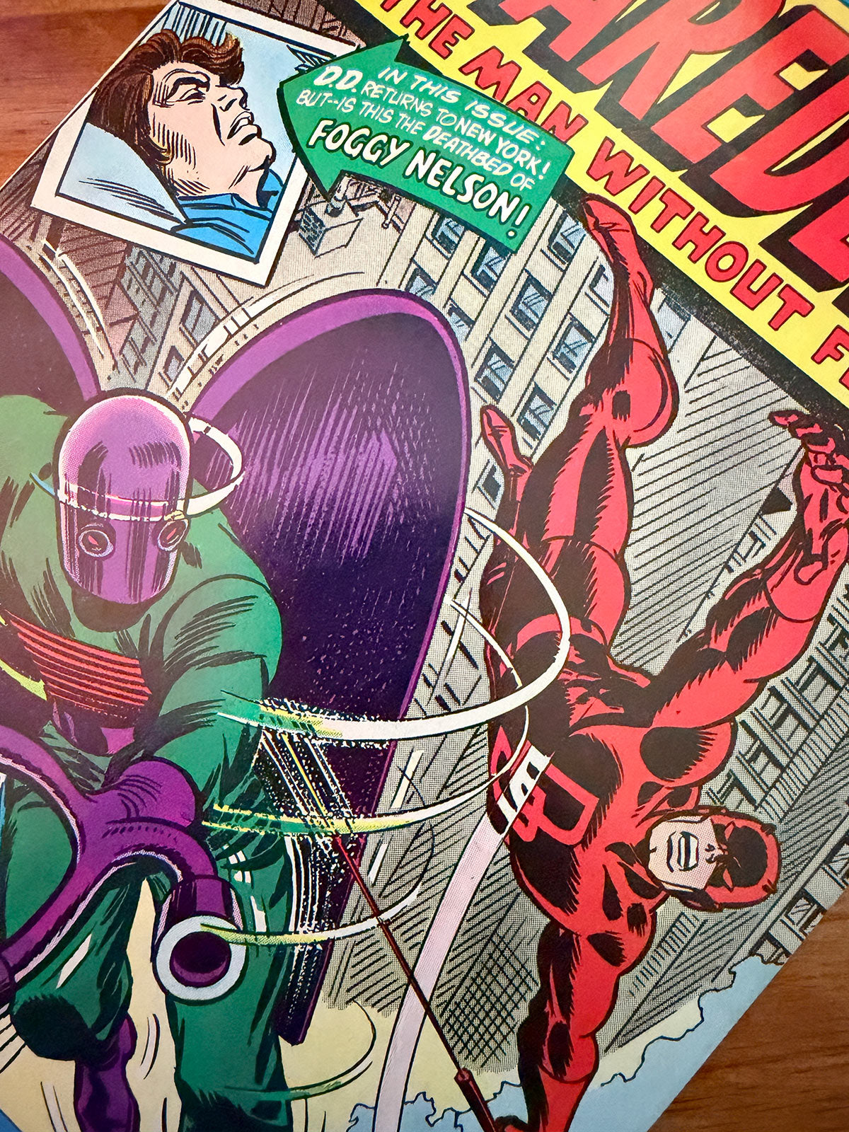 Daredevil #108 - 1973 vs Beetle and First Appearance Black Spectre - NM-