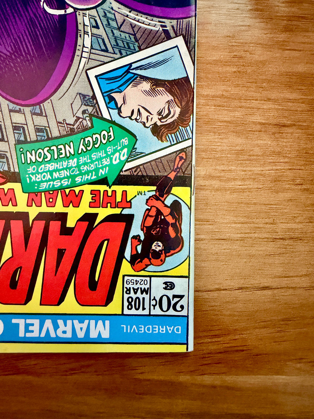 Daredevil #108 - 1973 vs Beetle and First Appearance Black Spectre - NM-