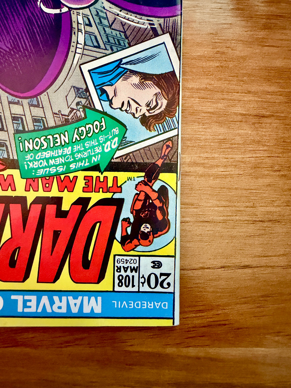 Daredevil #108 - 1973 vs Beetle and First Appearance Black Spectre - NM-