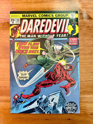 Daredevil #116 - 1974 vs Owl - VF+