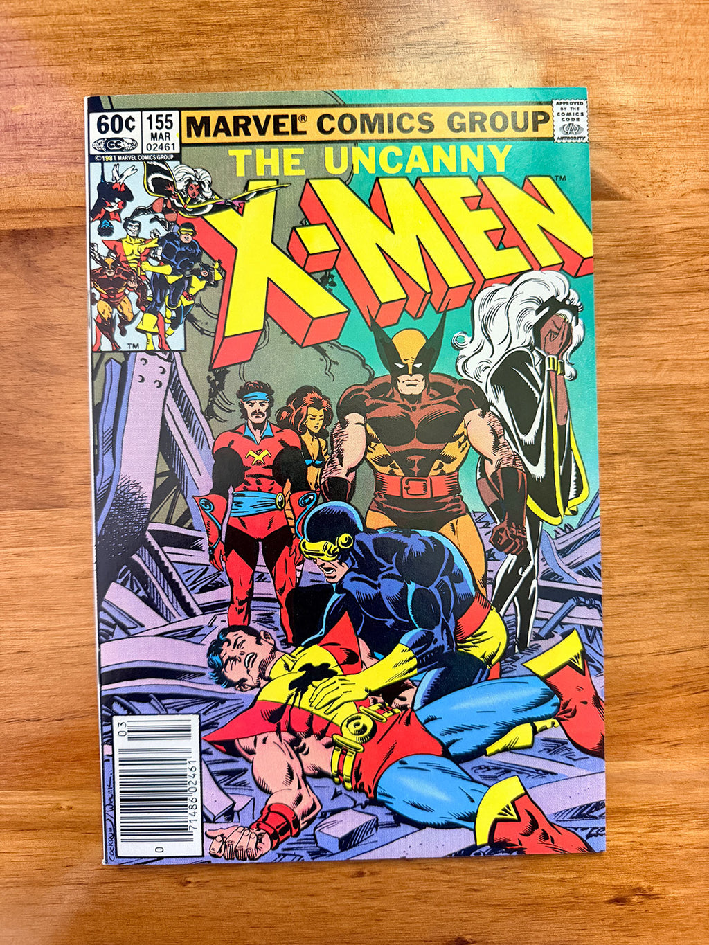 Uncanny X-Men #155 - 1982 First Appearance of The Brood and Brood Queen - NM-