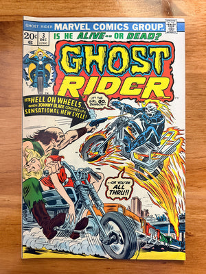 Ghost Rider #3 - 1973 First Appearance of Hellfire Motorcycle - FINE+