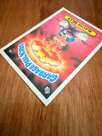 Topps Garbage Pail Kids - Blasted Billy 8b Checklist - 1985 Series 1 - First Print Matte Back - VF