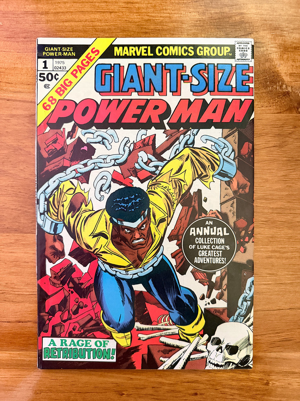 Giant-Size Power Man Annual #1 - 1975 Luke Cage Collection - VF-