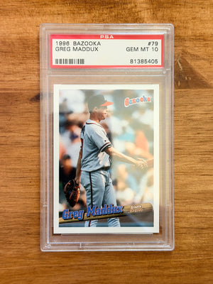 Greg Maddux - 1996 Bazooka #79 - PSA 10
