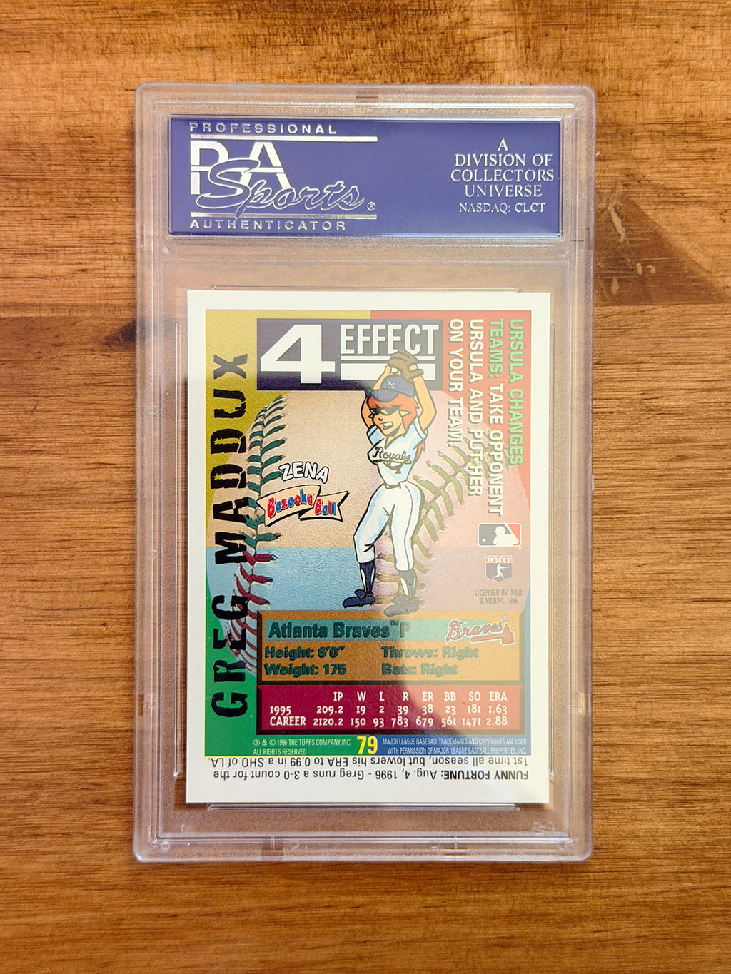 Greg Maddux - 1996 Bazooka #79 - PSA 10