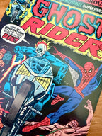 Ghost Rider #18 - 1976 Spider-Man, Thing and Iceman Appearance - VF