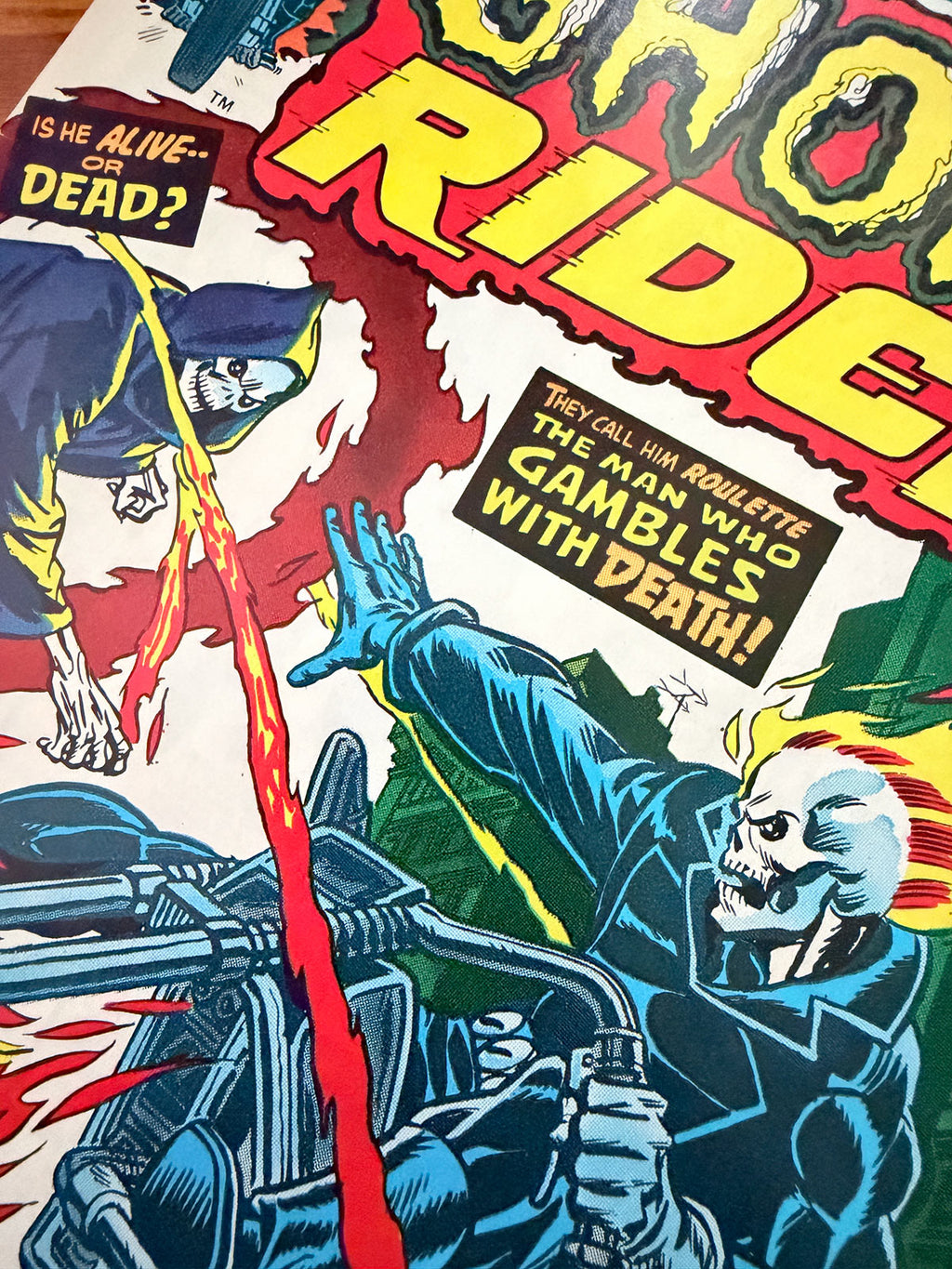 Ghost Rider #5 - 1974 First Appearance of Slifer - VF-