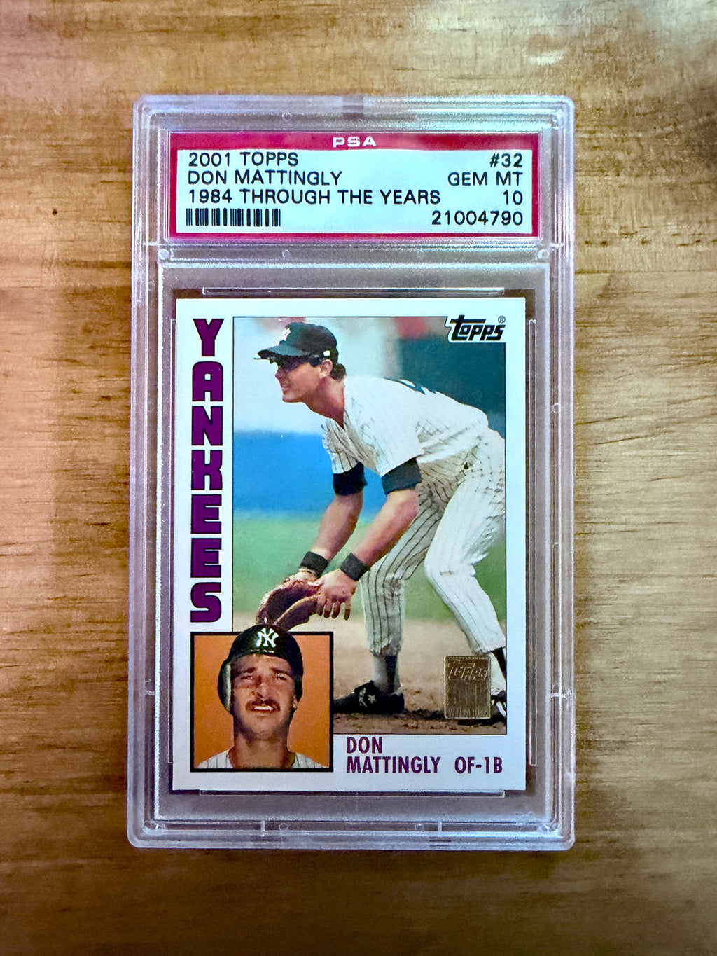 Don Mattingly - 2001 Topps Through the Years #32 - PSA 10
