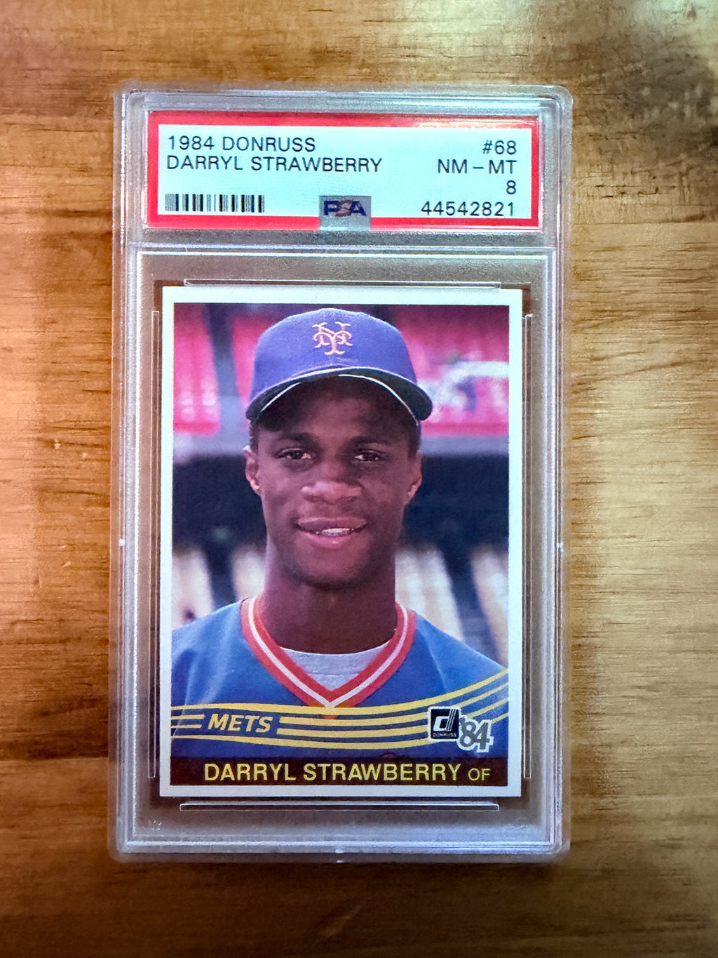 Darryl Strawberry - 1984 Donruss #68 - PSA 8