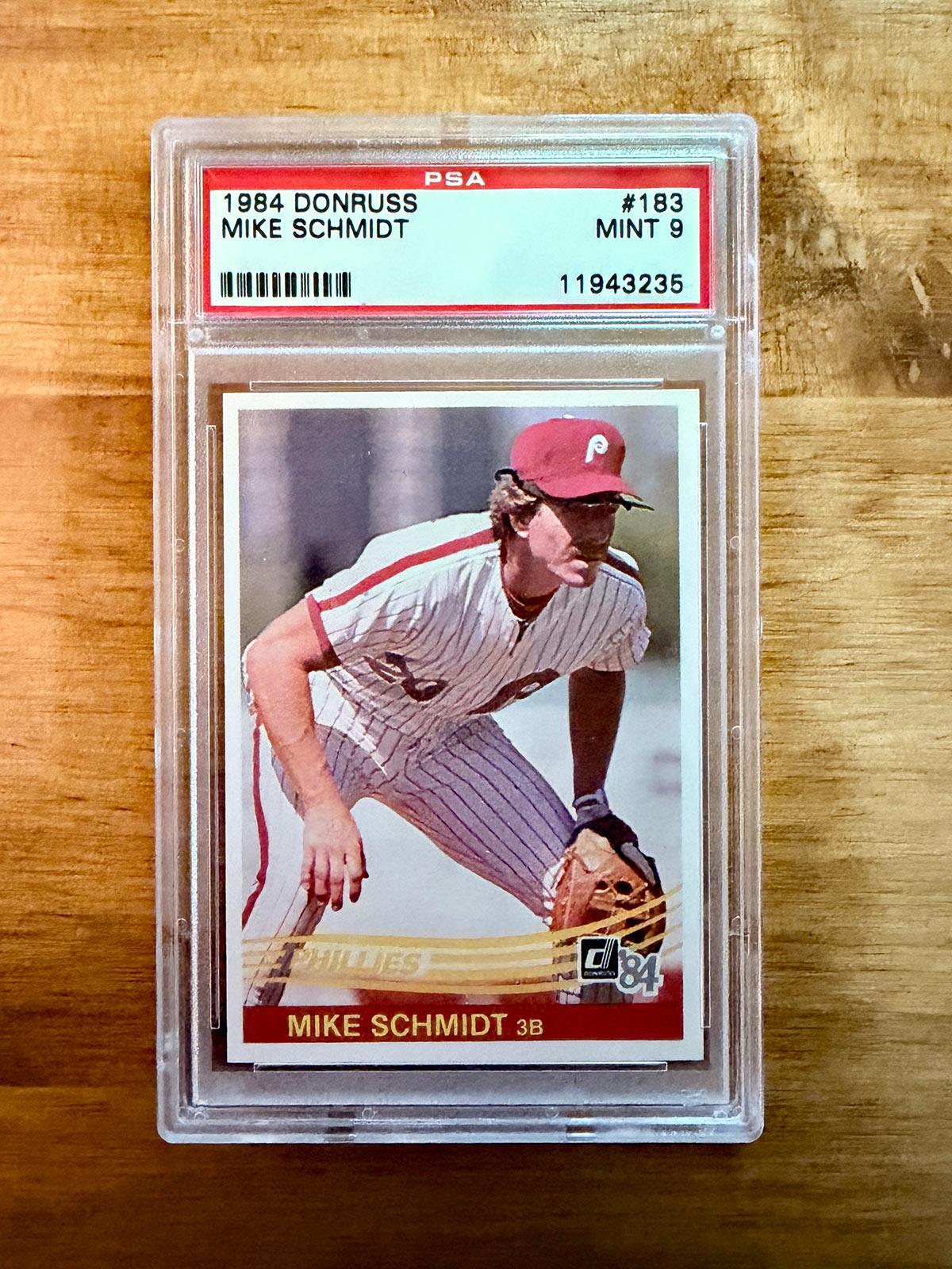 Mike Schmidt - 1984 Donruss #183 - PSA 9