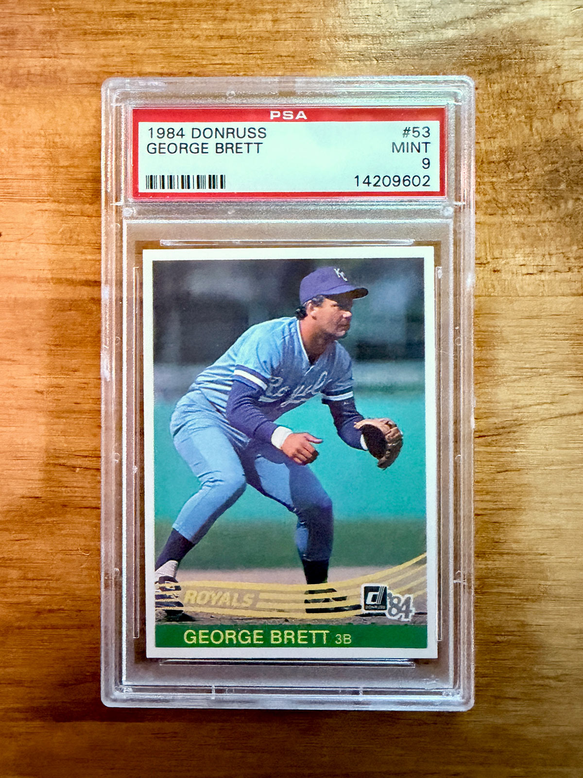 George Brett - 1984 Donruss #53 - PSA 9