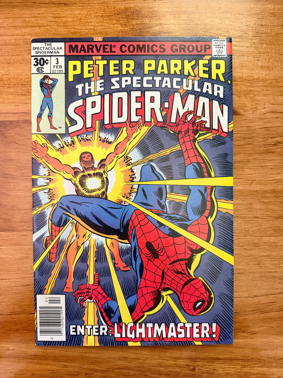 Spectacular Spider-Man #3 - 1976 First Appearance of Lightmaster - NM-