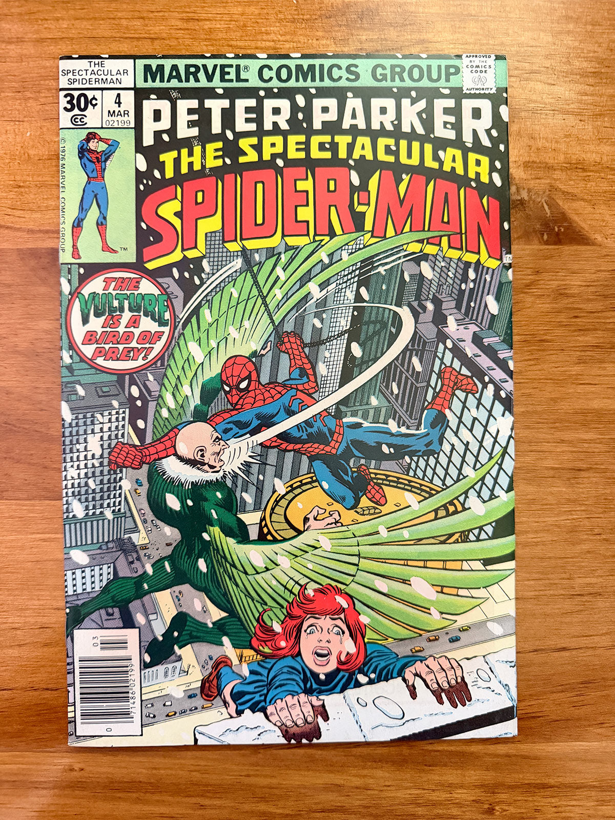 Spectacular Spider-Man #4 - 1976 First Cameo of Hitman - NM-
