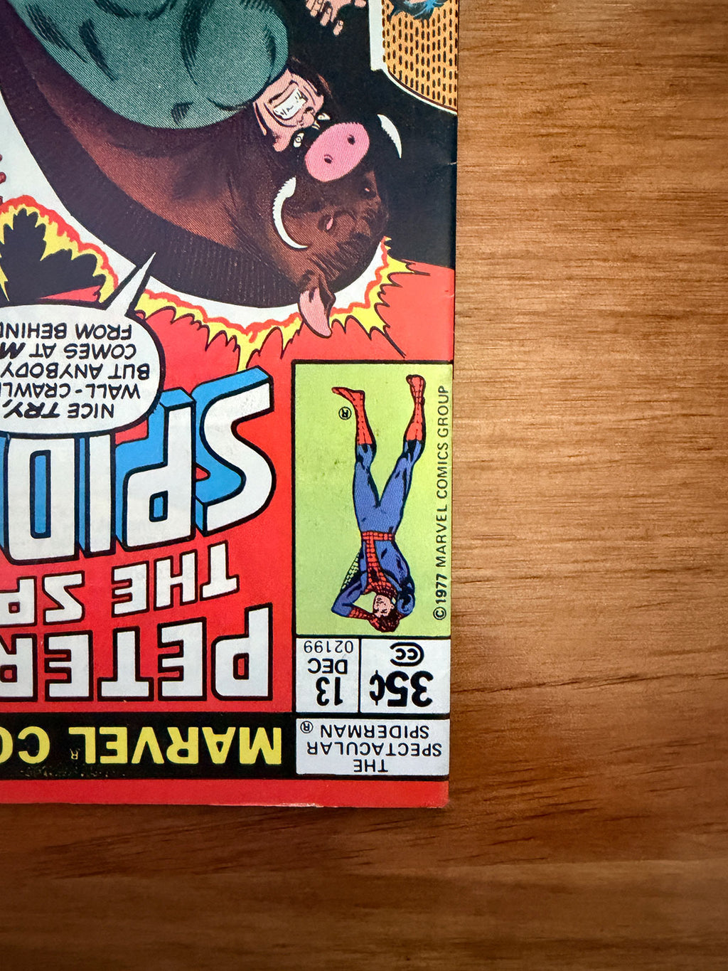 Spectacular Spider-Man #13 - 1977 First Appearance of Razorback - VF+