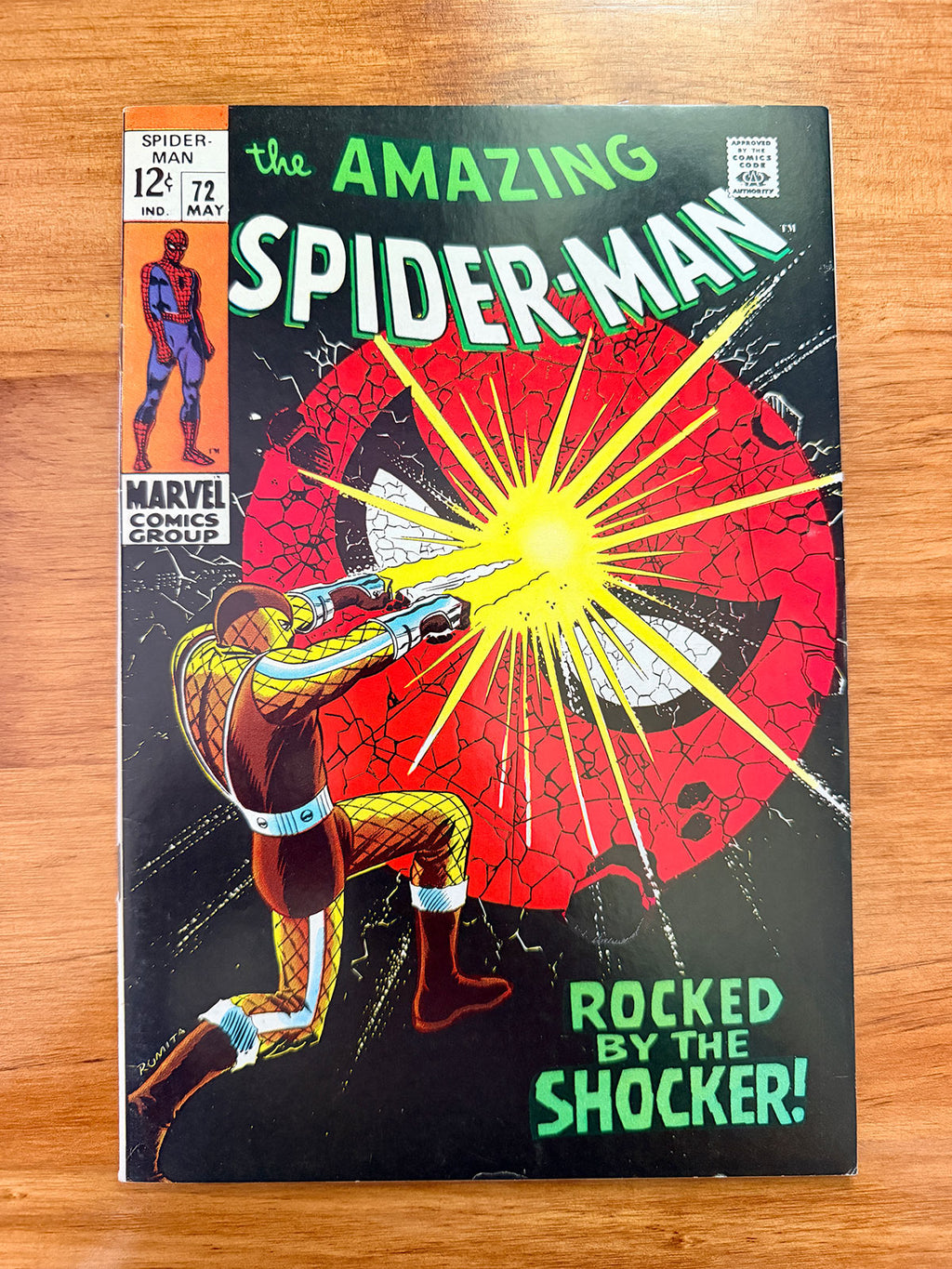 Amazing Spider-Man #72 - 1969 Second Appearance of Shocker - FINE+