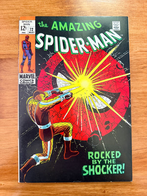 Amazing Spider-Man #72 - 1969 Second Appearance of Shocker - FINE+