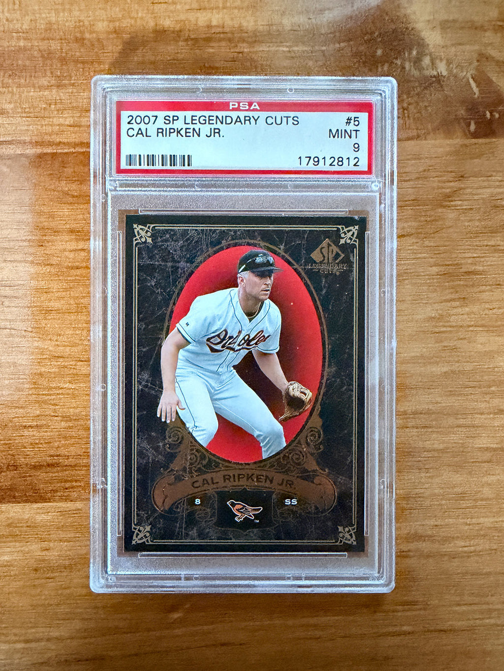 Cal Ripken Jr. - 2007 SP Legendary Cuts #5 - PSA 9