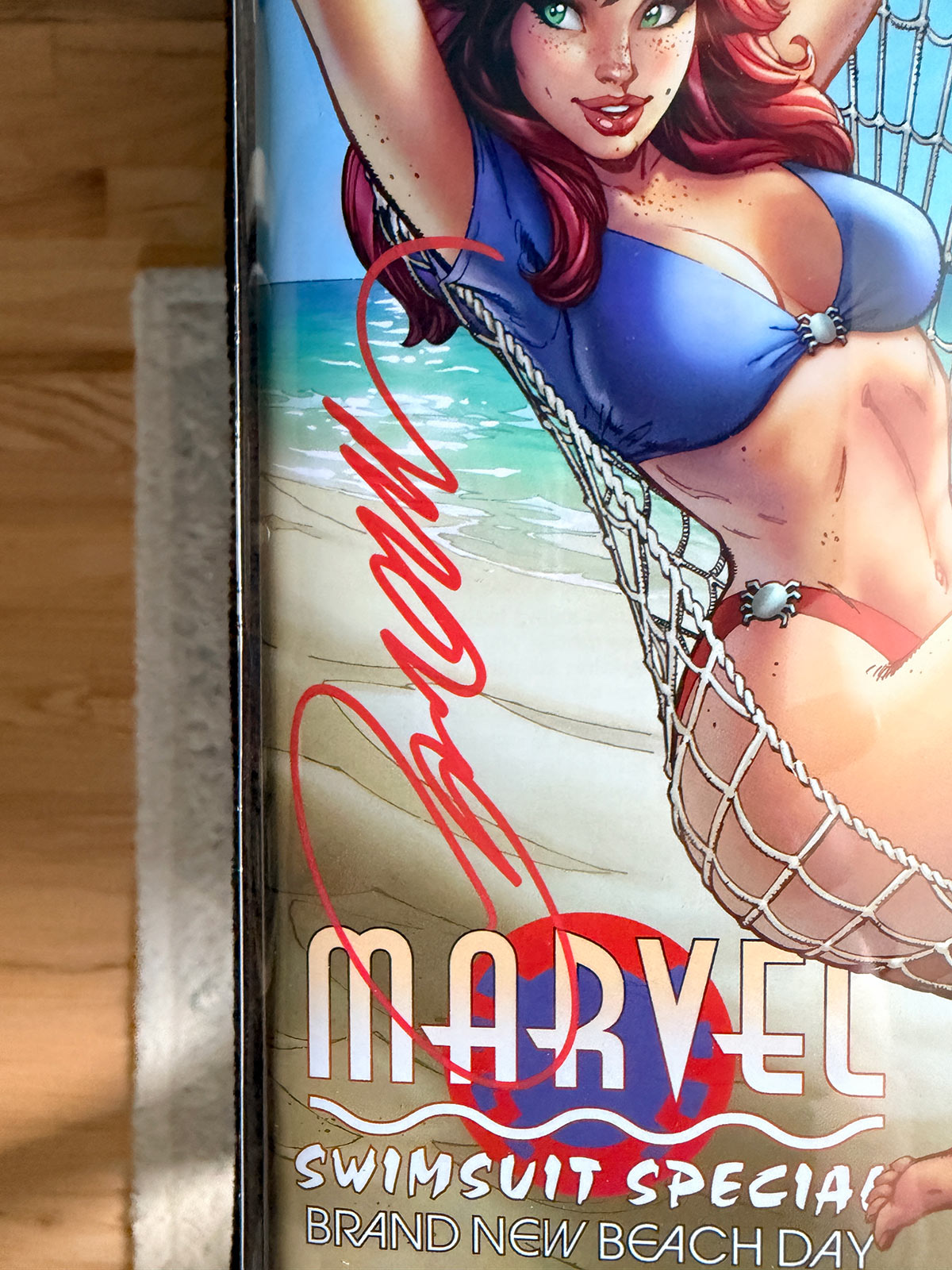 Marvel Swimsuit Special - 2026 Mary Jane Cover - J. Scott Campbell SIGNED - NM+