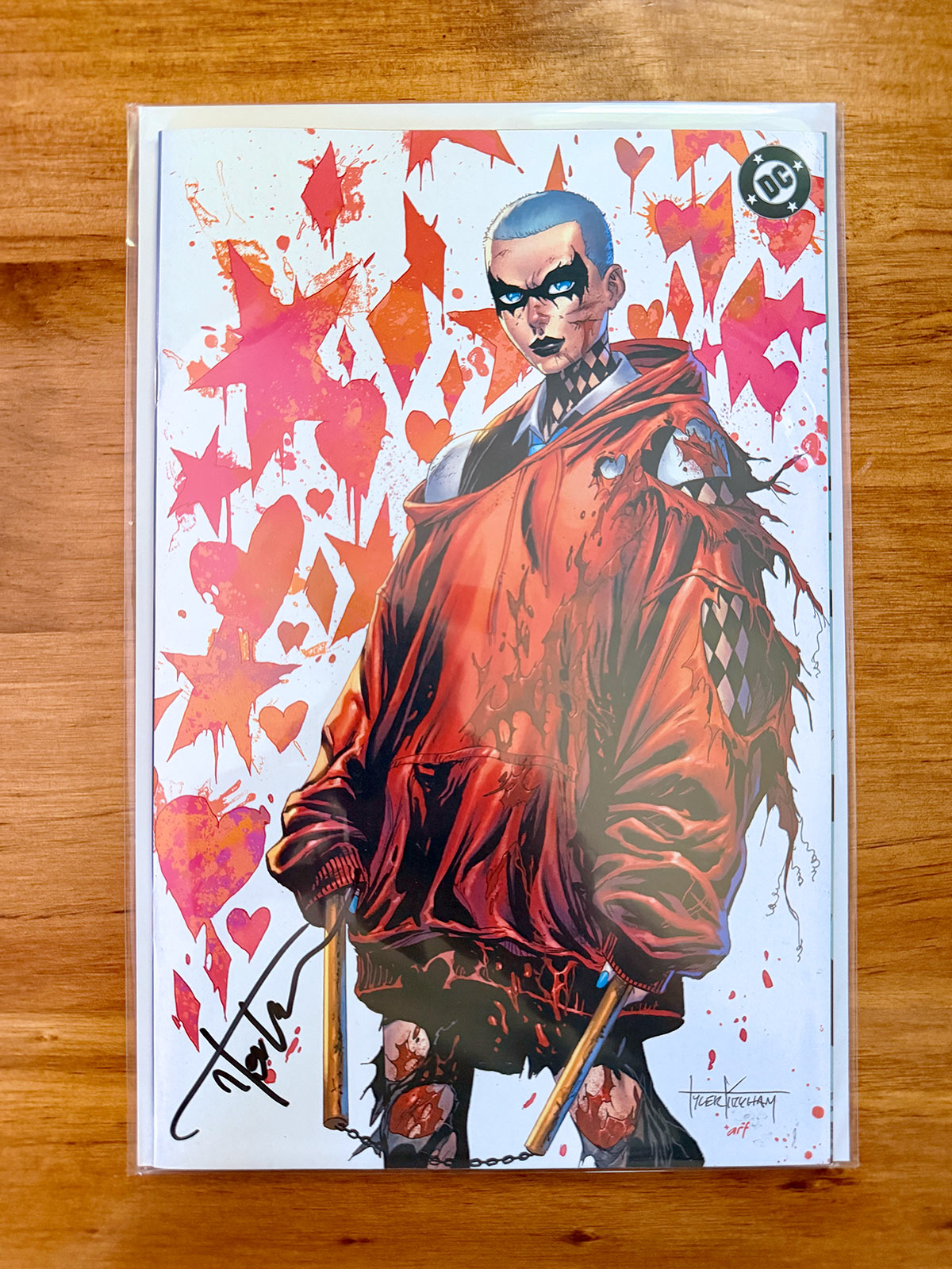 Absolute Batman #23 - 2026 Tyler Kirkham Harley Quinn Virgin Variant - SIGNED with COA - M