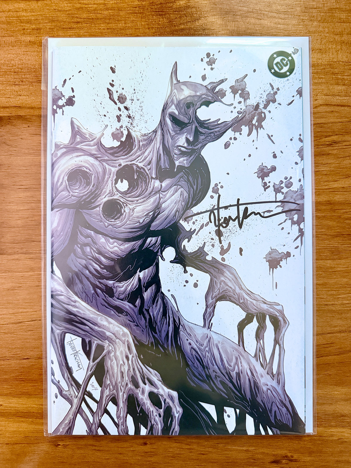 Absolute Batman #23 - 2026 Tyler Kirkham Clayface Virgin Variant - SIGNED with COA - M