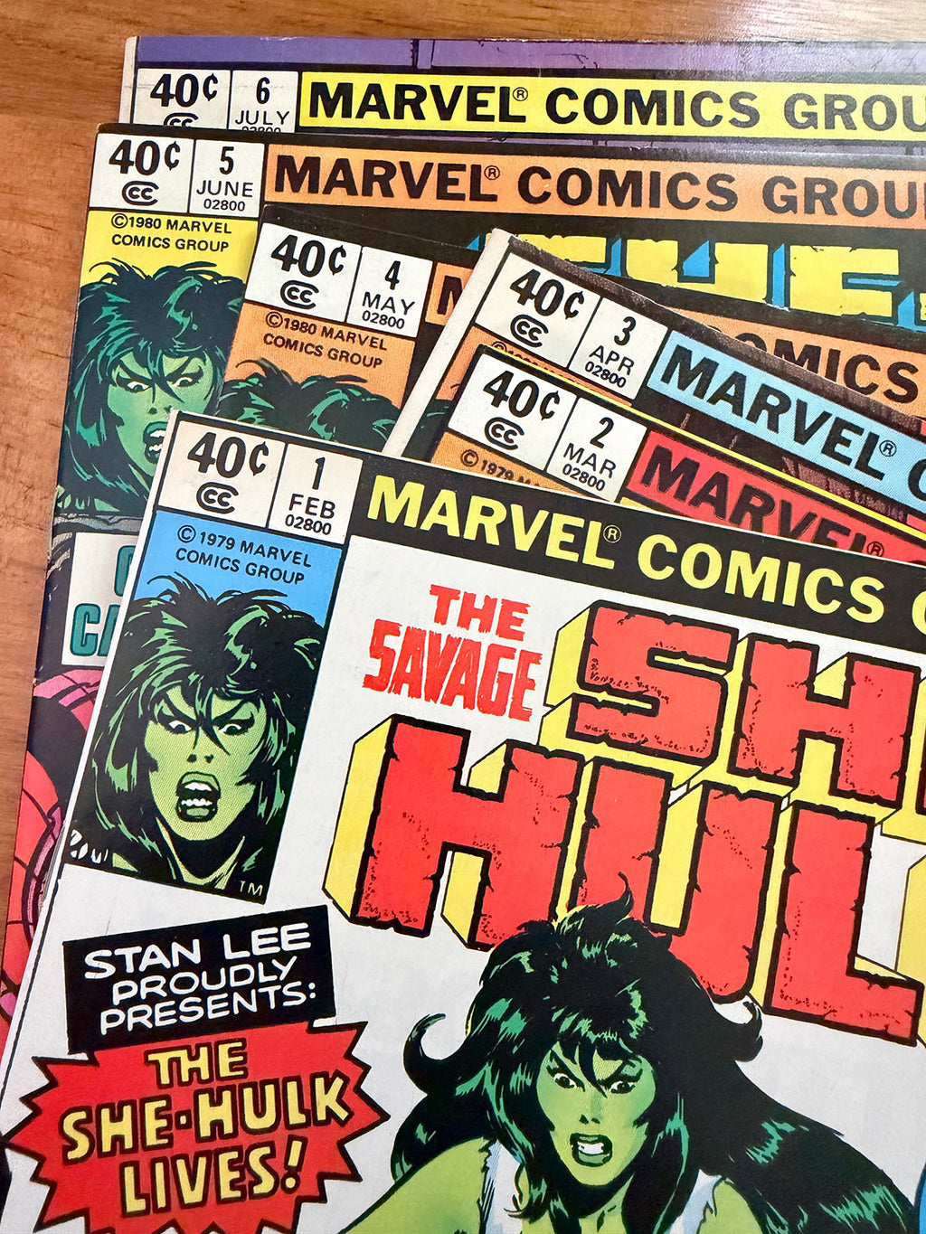 Savage She-Hulk #1–6 Bundle - 1980 Newsstand Run - VF/VF+