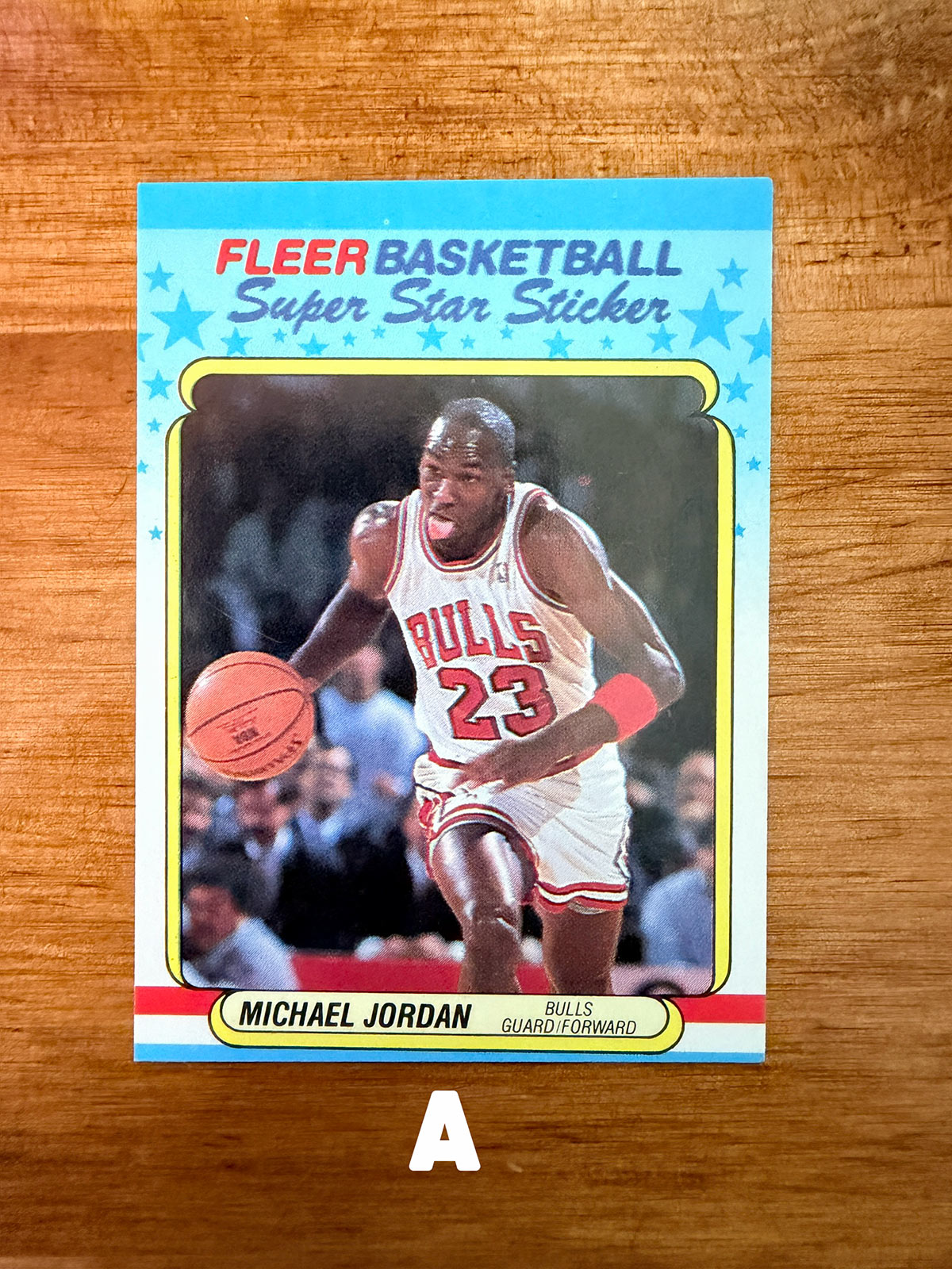 Michael Jordan - 1988 Fleer Super Star Sticker #7 - Pick Your Card
