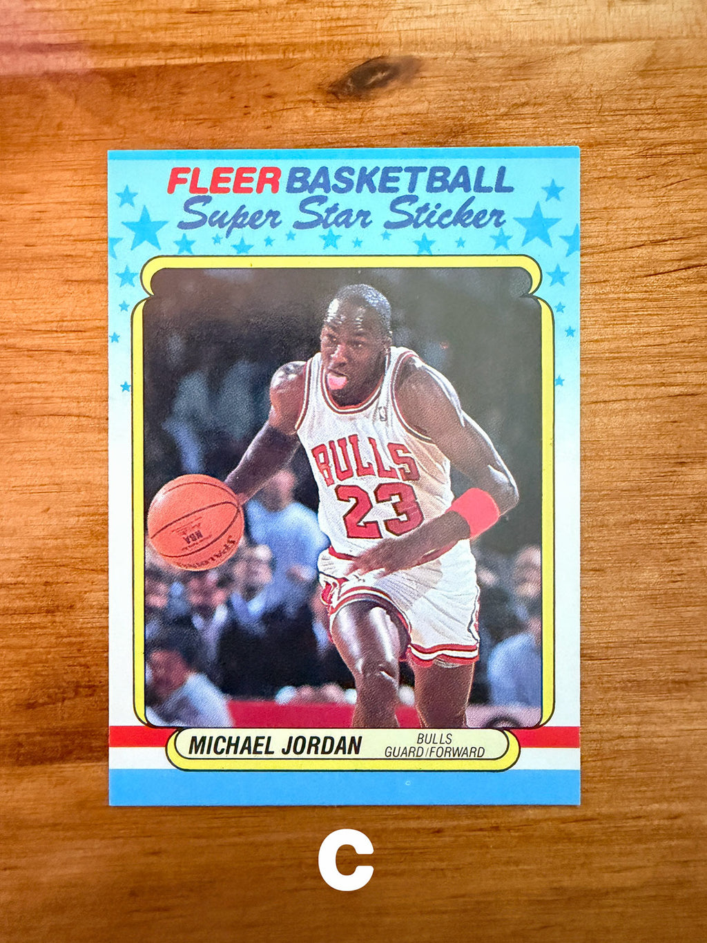 Michael Jordan - 1988 Fleer Super Star Sticker #7 - Pick Your Card