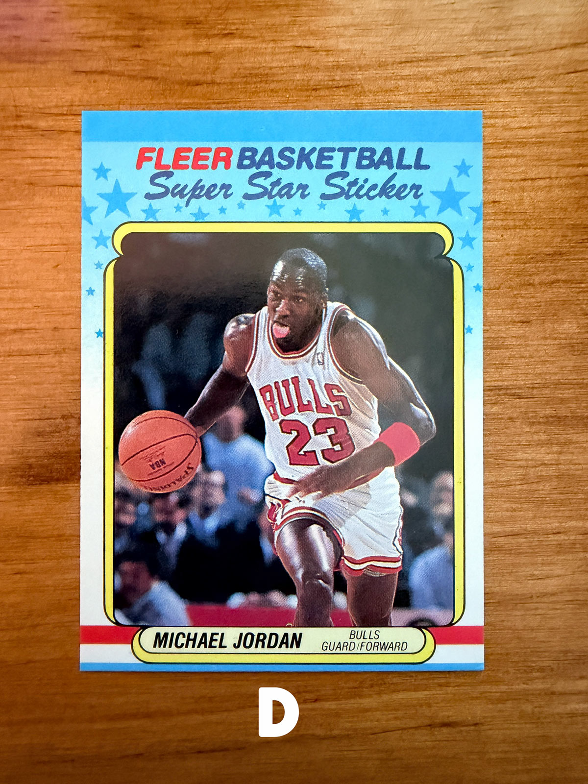 Michael Jordan - 1988 Fleer Super Star Sticker #7 - Pick Your Card