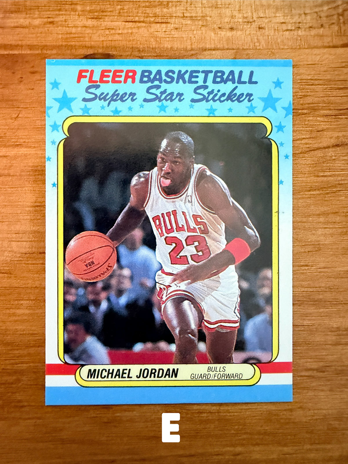 Michael Jordan - 1988 Fleer Super Star Sticker #7 - Pick Your Card