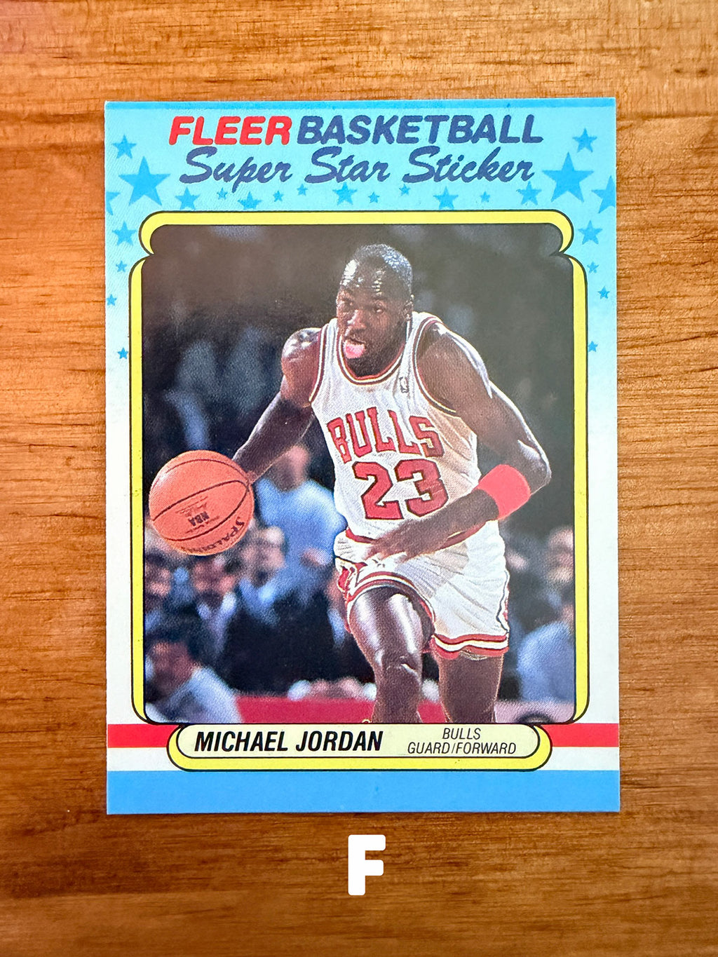 Michael Jordan - 1988 Fleer Super Star Sticker #7 - Pick Your Card