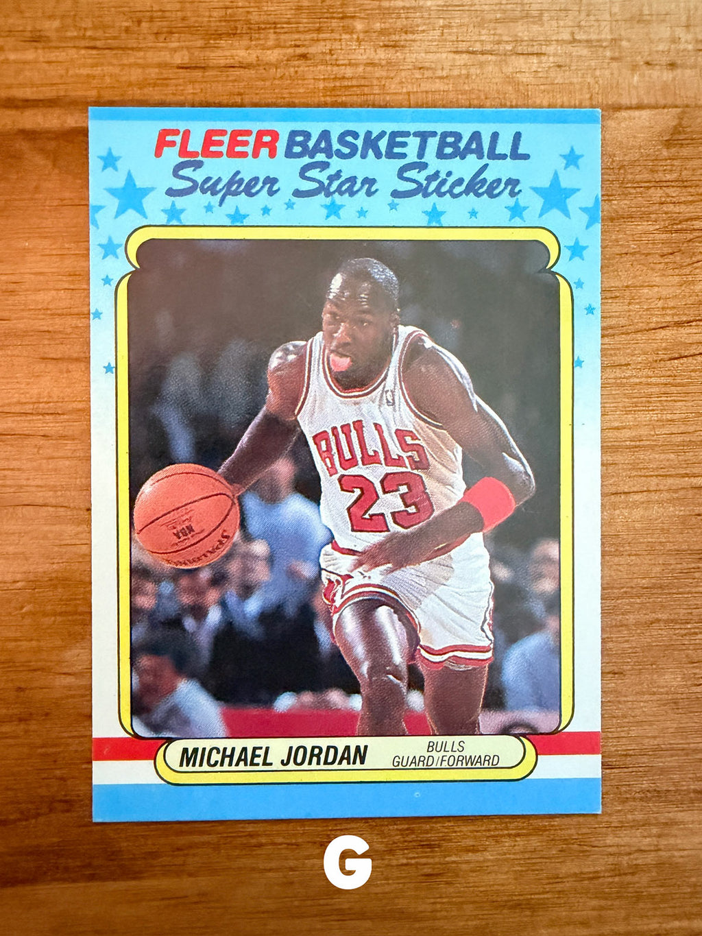 Michael Jordan - 1988 Fleer Super Star Sticker #7 - Pick Your Card