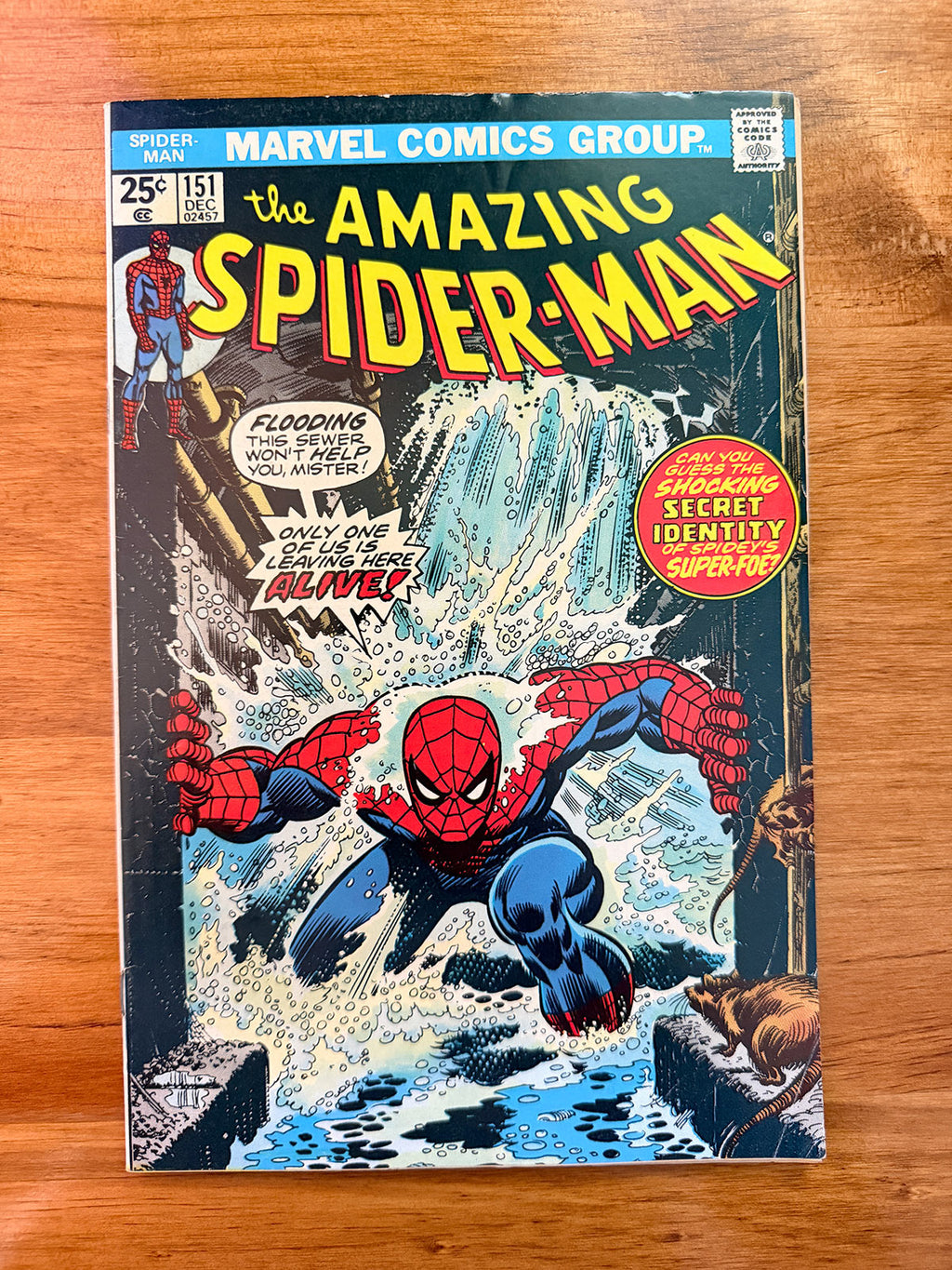 Amazing Spider-Man #151 - 1975 Classic John Romita Clone Cover - VF-