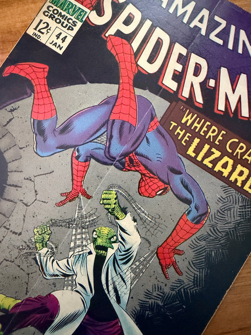 Amazing Spider-Man #44 - 1966 Second Appearance of The Lizard - FINE
