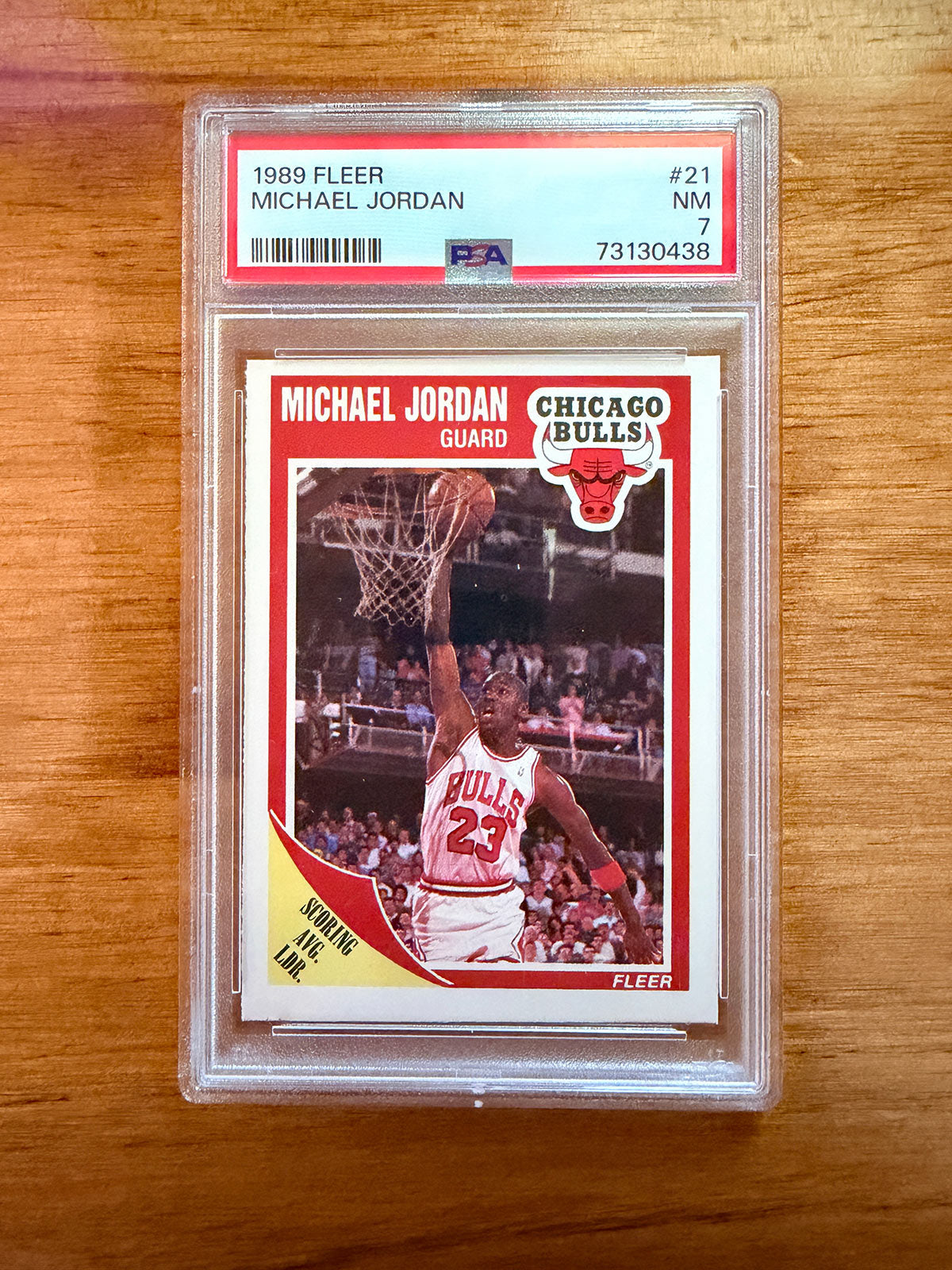 Michael Jordan - 1989 Fleer #21 - PSA 7