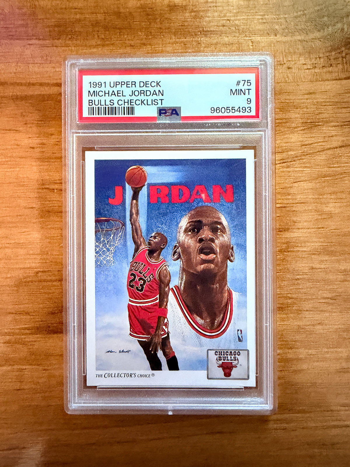 Michael Jordan - 1991 Upper Deck #75 - PSA 9