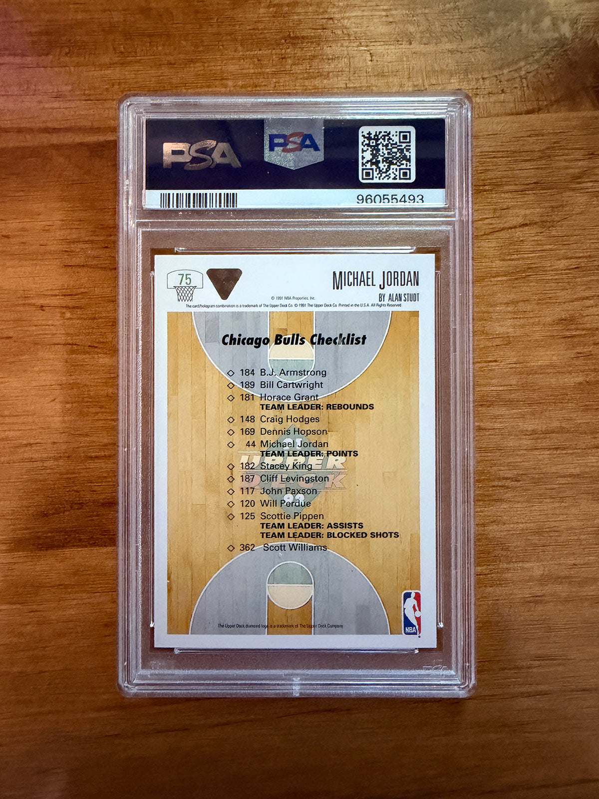 Michael Jordan - 1991 Upper Deck #75 - PSA 9