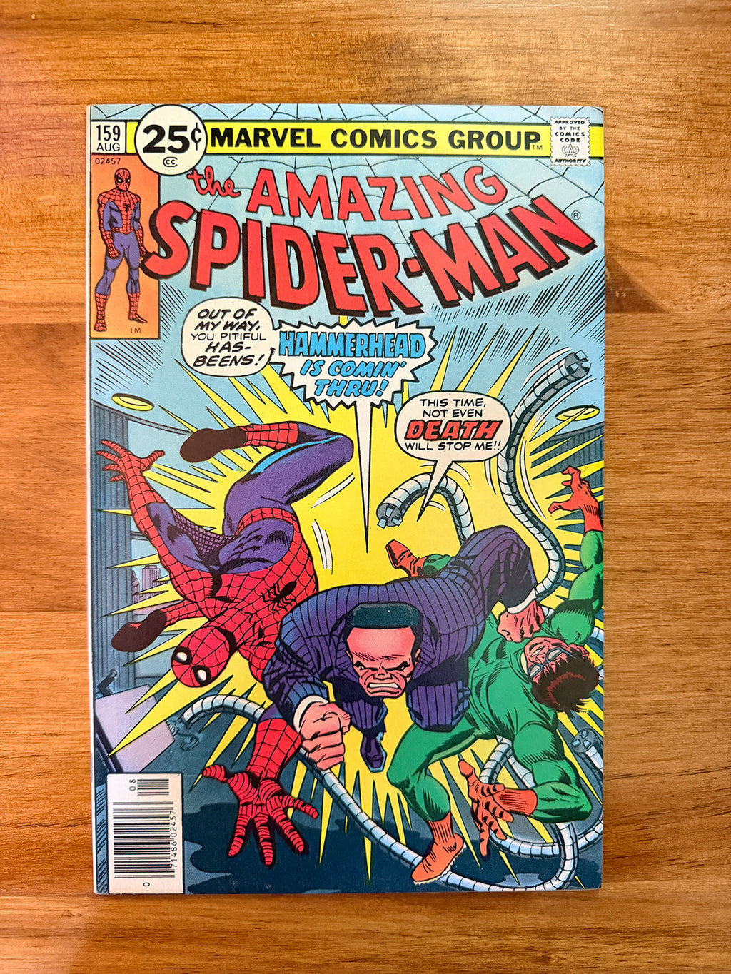 Amazing Spider-Man #159 - 1976 vs Hammerhead and Dr. Octopus - VF
