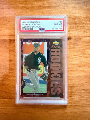 Michael Jordan - 1994 Upper Deck Electric Diamond #19 - PSA 8