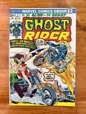Ghost Rider #3 - 1973 First Appearance of Hellfire Motorcycle - VF+