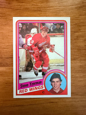 Steve Yzerman - 1984 Topps Rookie - NM