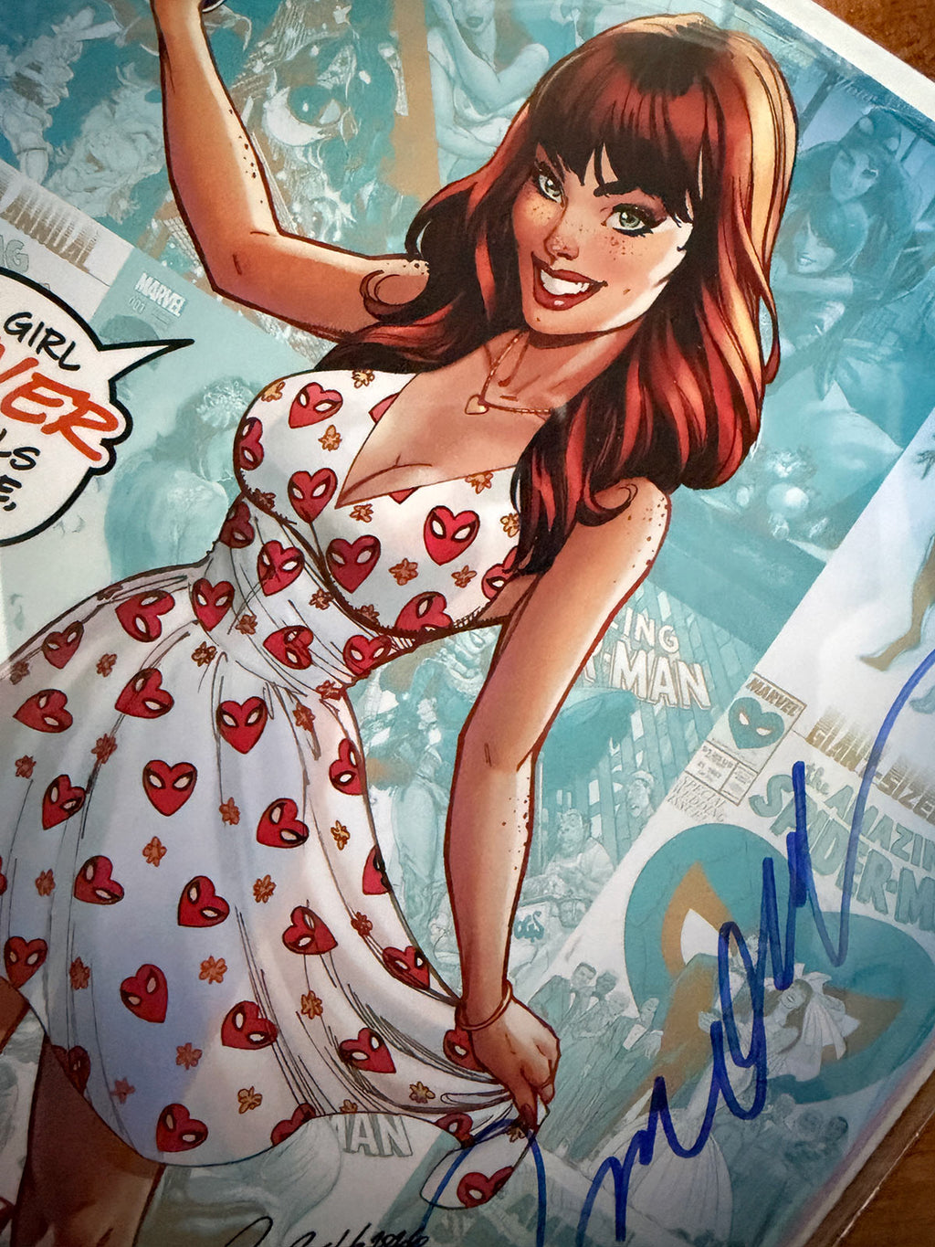 Mary Jane #1 - 2026 Face It Tiger Cover B - J. Scott Campbell SIGNED w/ COA - M