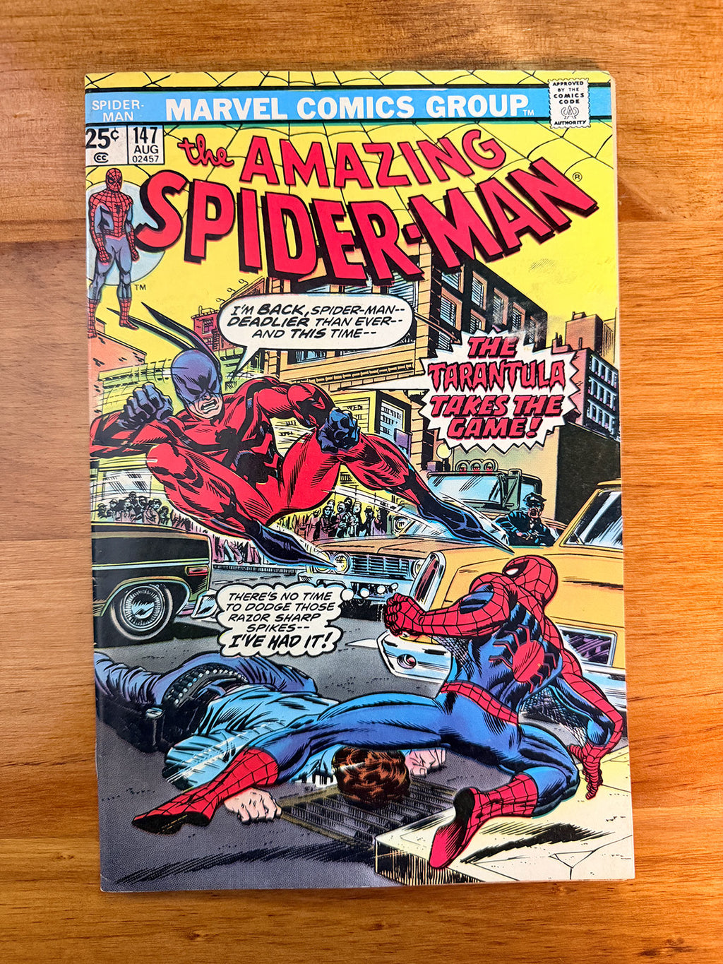 Amazing Spider-Man #147 - 1975 vs Tarantula - FINE+