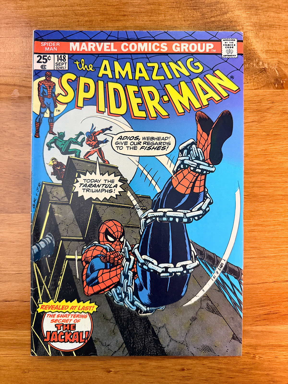 Amazing Spider-Man #148 - 1975 vs Jackal and Tarantula Appearance - FINE+