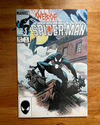 Web of Spider-Man #1 - 1984 First Appearance Black Suit in WoSM - VF+