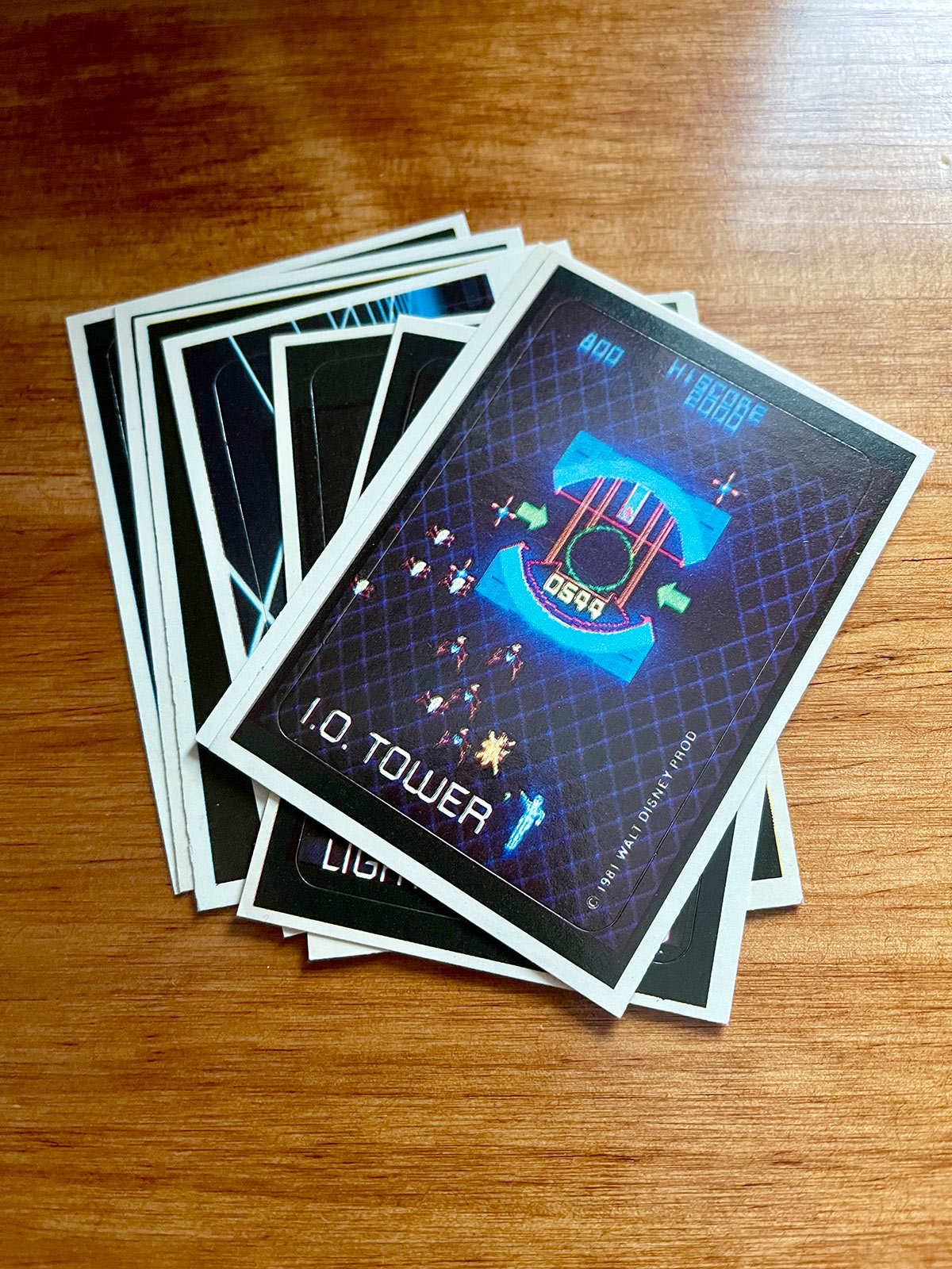 Tron Trading Cards – 1981 Full 66-Card Set and 8 Stickers – VF