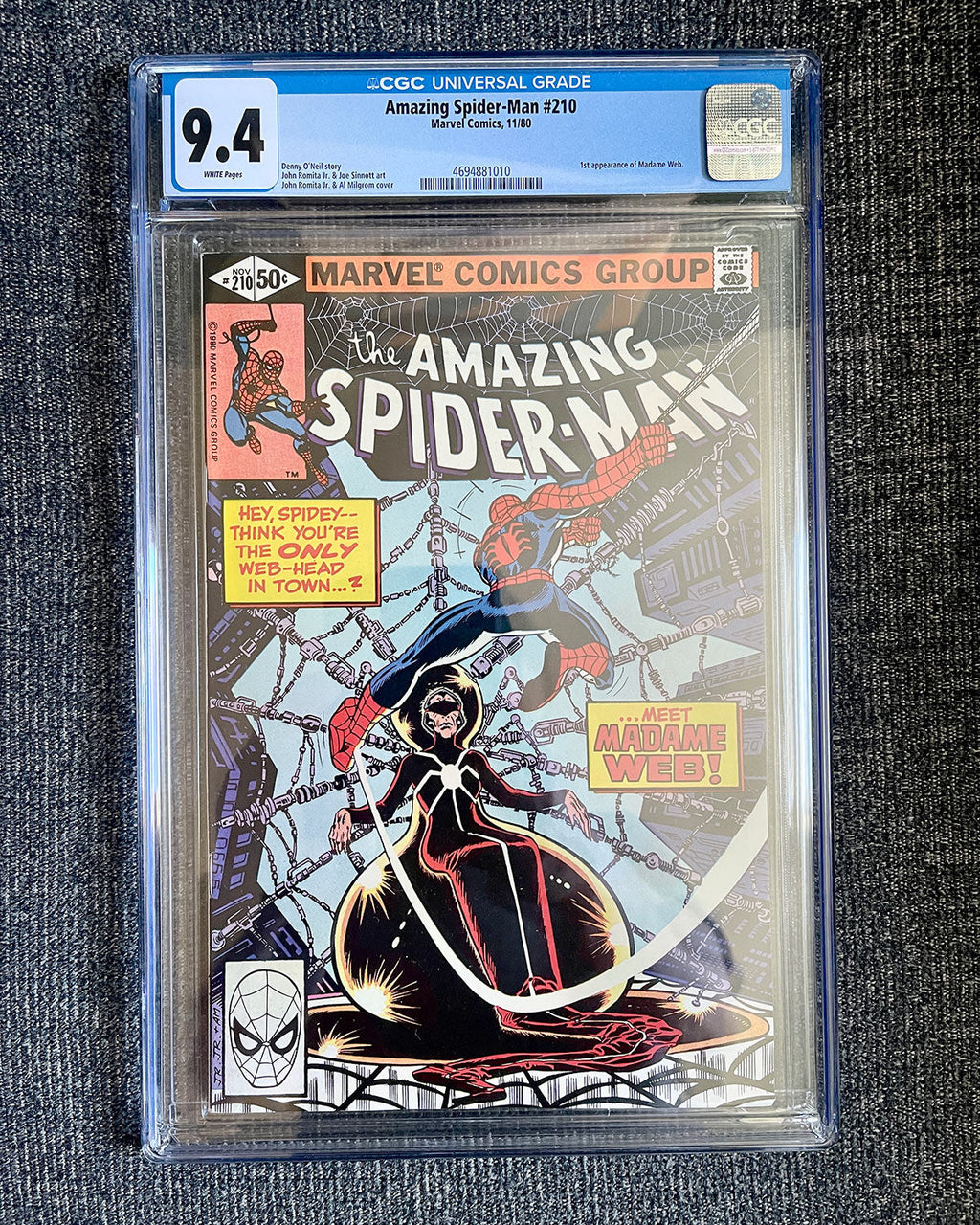 Amazing Spider-Man #210 - 1980 First Appearance of Madame Web – CGC 9.4