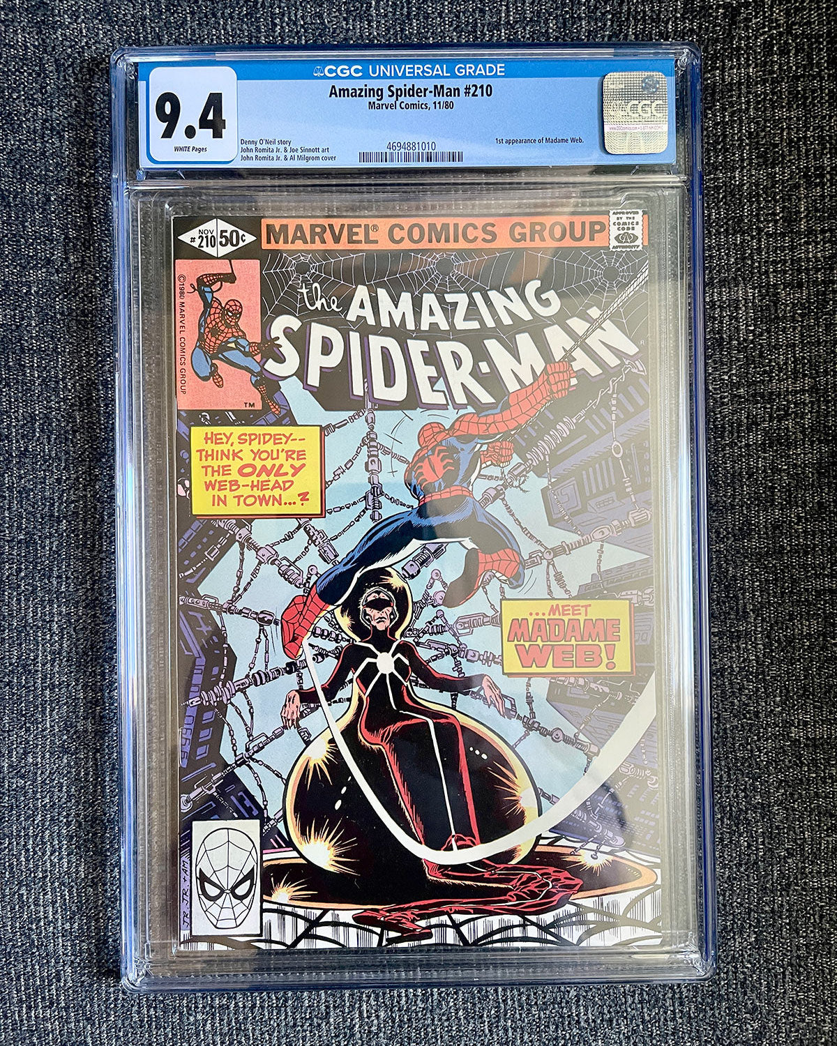 Amazing Spider-Man #210 - 1980 First Appearance of Madame Web – CGC 9.4
