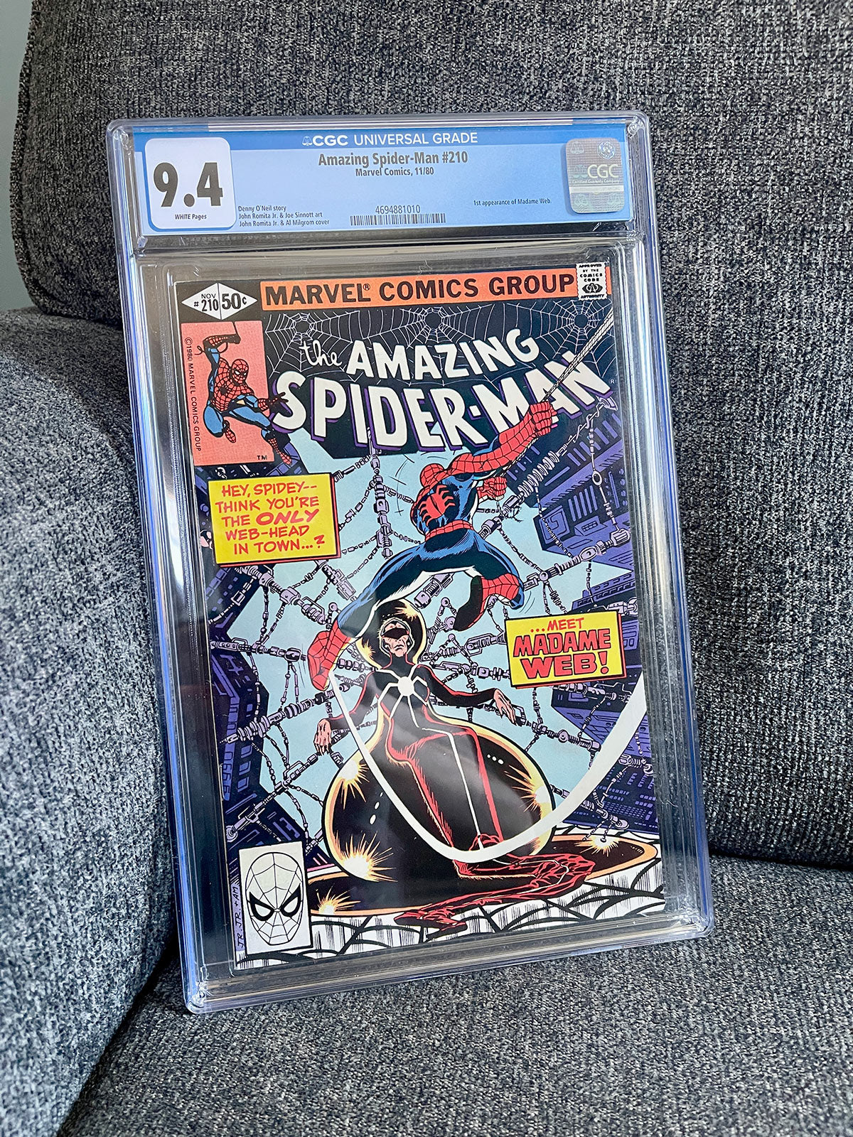 Amazing Spider-Man #210 - 1980 First Appearance of Madame Web – CGC 9.4